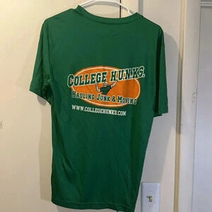College H.U.N.K.S. Hauling & Moving Crew T-Shirt Short Sleeve Sport Tek Brand SM